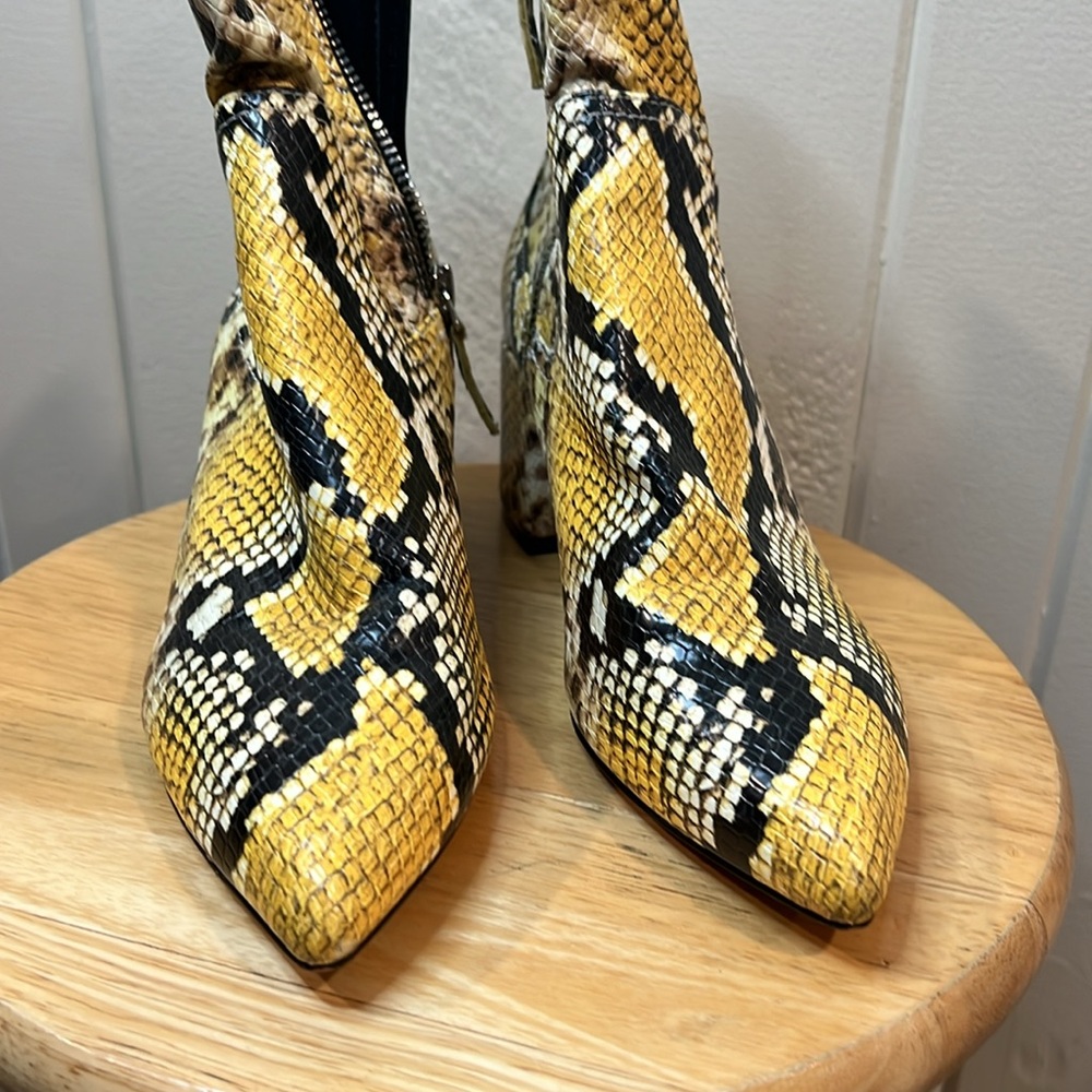 Aldo Uruclya Snake Ankle Boots - Picture 2 of 10